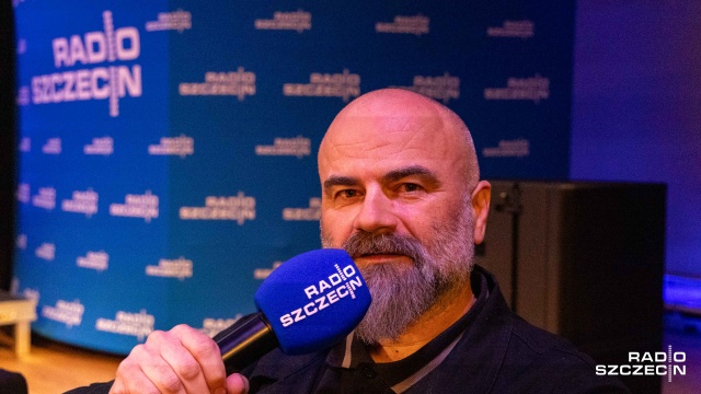 Radosław Skrycki. Fot. Robert Stachnik [Radio Szczecin] Debata "Przyszłość przeszłości" w Radiu Szczecin [ZDJĘCIA]