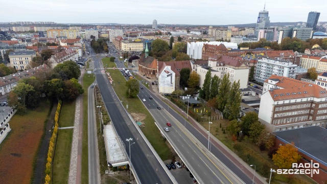 Fot. Robert Stachnik [Radio Szczecin] Od godz. 22 nie pojedziemy na Prawobrzeże Trasą Zamkową [WIDEO, ZDJĘCIA]