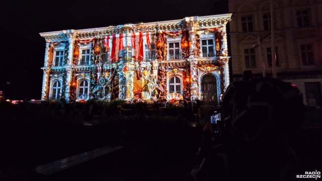 Fot. Joanna Maraszek [Radio Szczecin] Podróż do czasów cesarskich uzdrowisk. Historyczny mapping 3D w Świnoujściu [ZDJĘCIA]