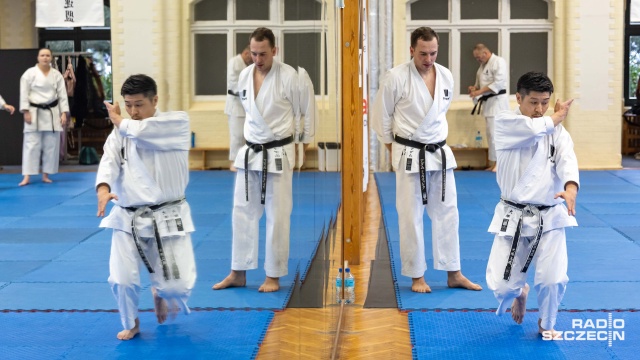 Fot. Robert Stachnik [Radio Szczecin] Treningi karate z senseiem Masamichim Otsuką z Japonii [ZDJĘCIA]