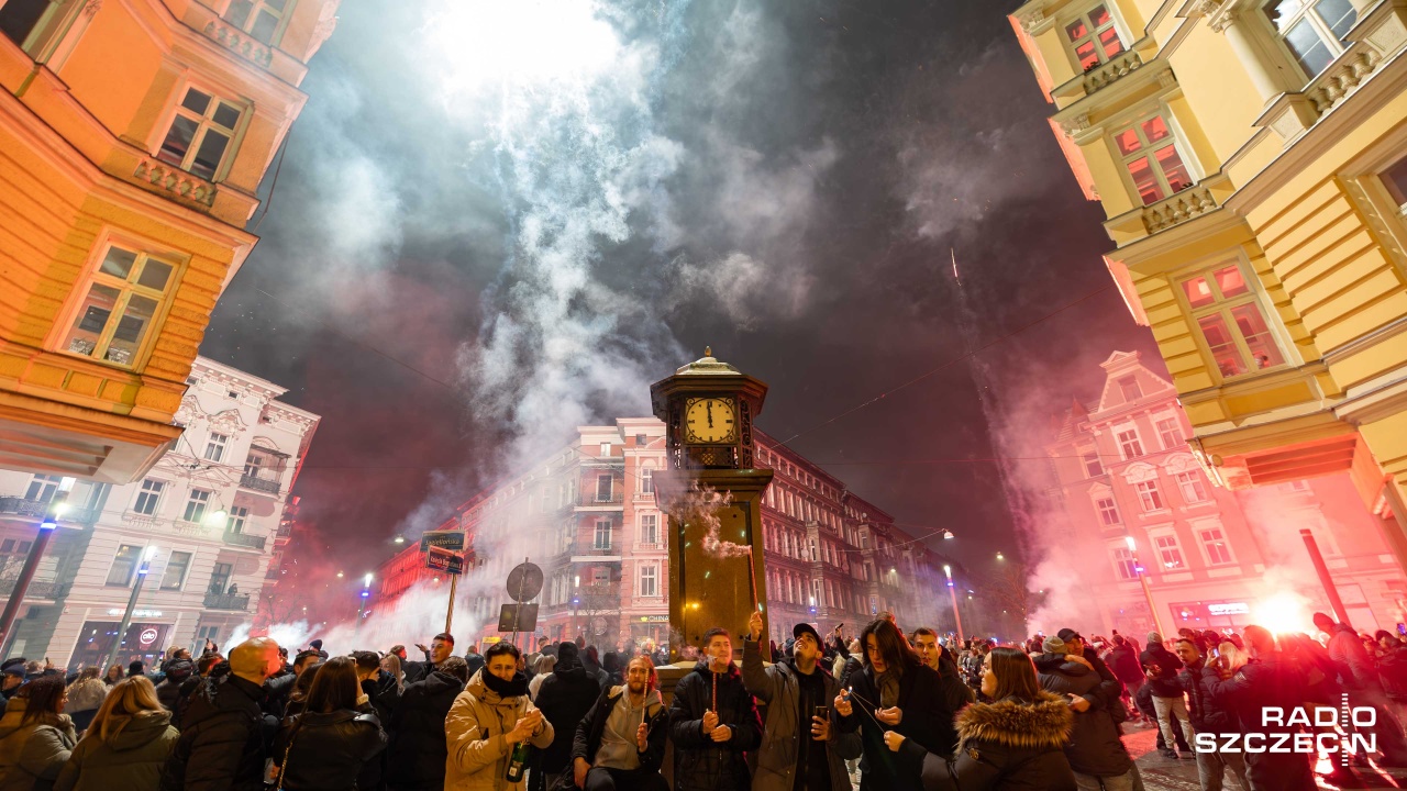 Szczecin przywitał 2026 rok [WIDEO, ZDJĘCIA]