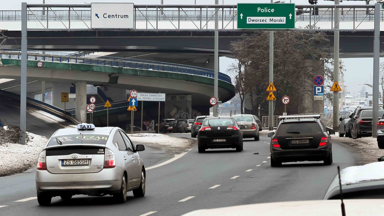 Fragment Nabrzeża Wieleckiego w Szczecinie zamknięty [ZDJĘCIA]