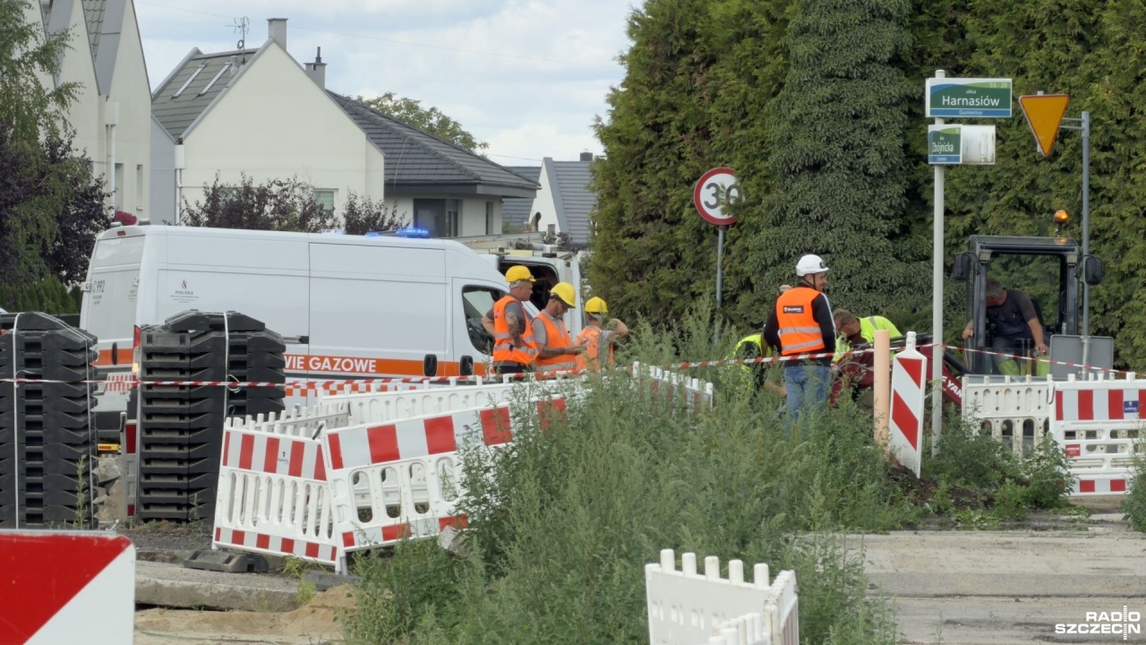 Podczas przebudowy doszło do rozszczelnienia gazociągu [ZDJĘCIA]