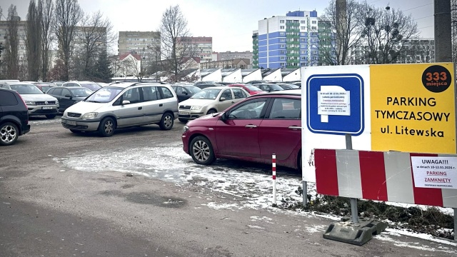 Parking szpitalny przy ul. Litewskiej będzie od soboty zamknięty.