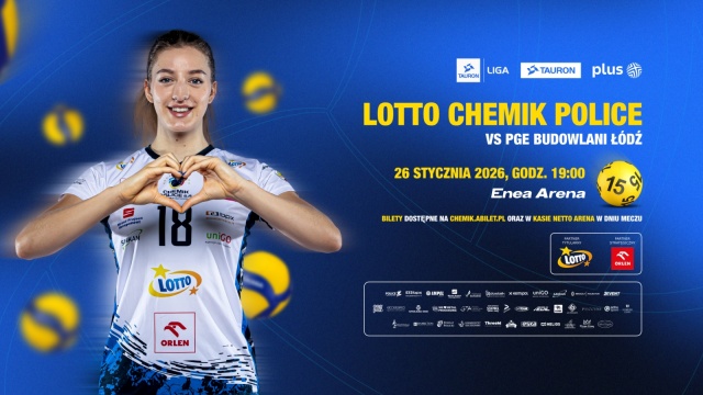 Siatkarki Lotto Chemika zmierzą się z Budowlanymi Łódź w Tauron Lidze. Policzanki chcą w ligowych rozgrywkach zrewanżować się rywalkom za środową porażkę z łodziankami w Pucharze Polski 1:3.