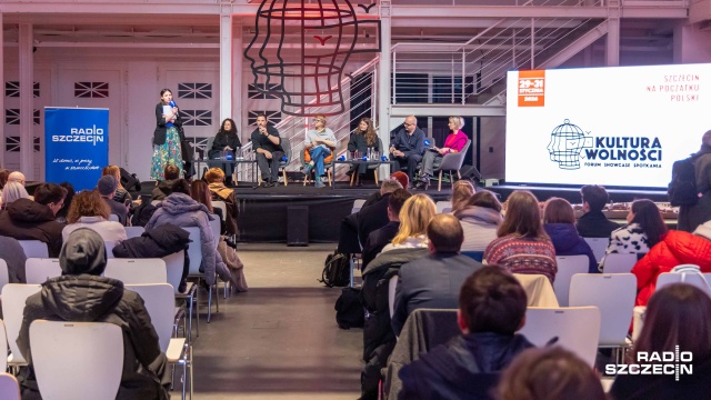Patrzmy w przyszłość i częściej rozmawiajmy o kulturze - to niektóre postulaty uczestników panelu Sztuka w Szczecinie - jak to (nie) działa, który odbył się w ramach Kultury Wolności w Trafostacji Sztuki.