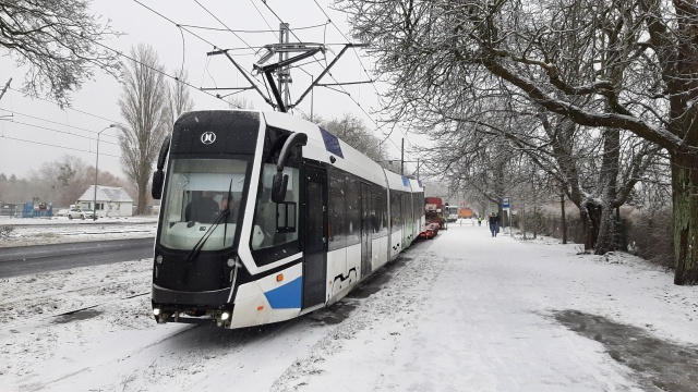 W zajezdni na Pogodnie od kilku dni trwają testy nowego tramwaju GAMMA.
