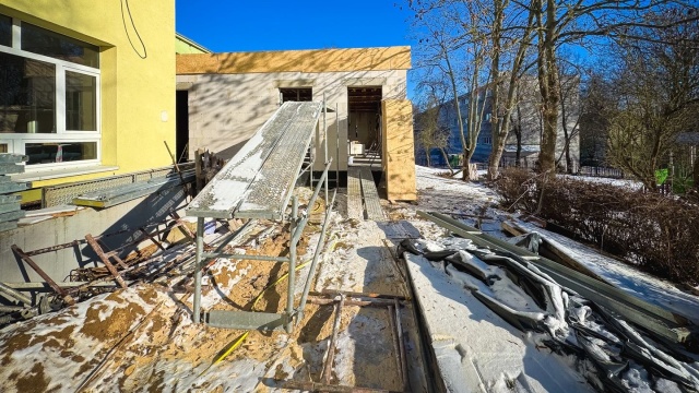 W Stargardzie trwa przebudowa Przedszkola Miejskiego Mali Artyści.