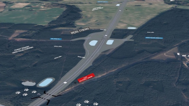 Jest pozwolenie na budowę dla odcinka drogi S10 między Cybowem a Łowiczem Wałeckim - poinformował szczeciński oddział Generalnej Dyrekcji Dróg Krajowych i Autostrad.