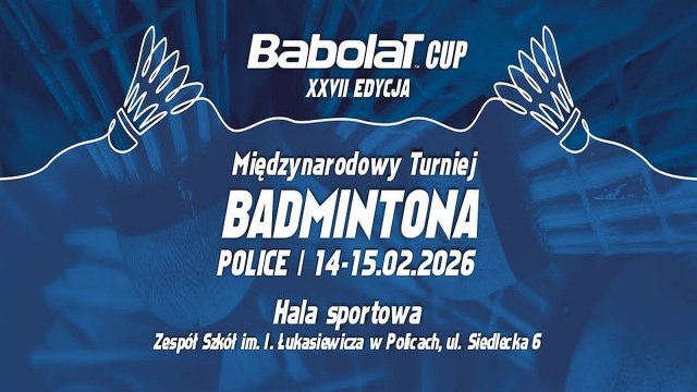 Police przez dwa dni będą stolicą polskiego badmintona. Po raz 27. odbędzie się Międzynarodowy Turniej Badmintona Babolat Cup.
