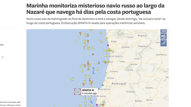 Ponad 70 rosyjskich okrętów i statków wsparcia zaobserwowano od początku 2025 r. na wodach terytorialnych i w wyłącznej strefie ekonomicznej Portugalii - poinformowały w czwartek media w tym kraju.