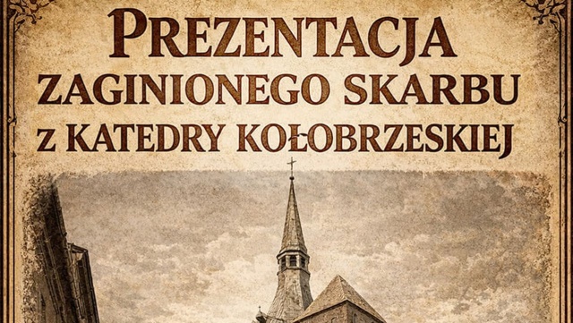Średniowieczny skarb z kołobrzeskiej katedry zostanie w czwartek oficjalnie zaprezentowany w Muzeum Oręża Polskiego. Historycy odnaleźli go po kilkudziesięciu latach, od momentu jego wywiezienia z Kołobrzegu.