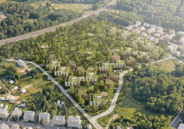 Wiemy już, jak będzie wyglądać nowe osiedle TBS w szczecińskich Podjuchach. Konkurs architektoniczny na koncepcję zabudowy pomiędzy ulicami Sąsiedzką, Ukośną, Wschodnią i Autostradą A6 wygrała warszawska pracownia 22Architekci.