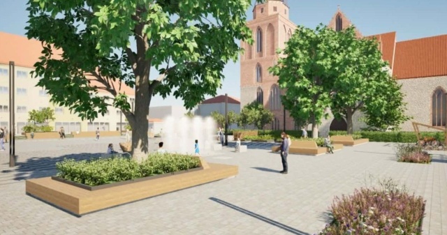 Będzie przebudowa Placu Barnima w Gryfinie. Koszt prac to ponad 4,5 miliona złotych, z czego 3,5 to dofinansowanie unijne.