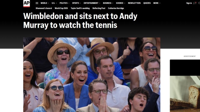 Księżna Kate w kolejce na Wimbledon, przy kasie biletowej i na trybunach bocznych kortów - ten nietypowy widok trafił na pierwsze strony brytyjskich gazet. Media na Wyspach rozpisują się o jej powrocie na turniej, na którym zrezygnowała z królewskiej pompy i wybrała swobodę oraz kontakt z kibicami.