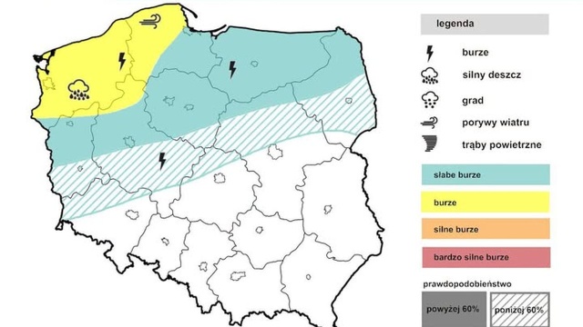 Jak informuje Instytut Meteorologii i Gospodarki Wodnej, Europa Zachodnia pozostawać będzie pod wpływem klina Wyżu Azorskiego słaby wyż będzie również kształtował pogodę nad Bałkanami.