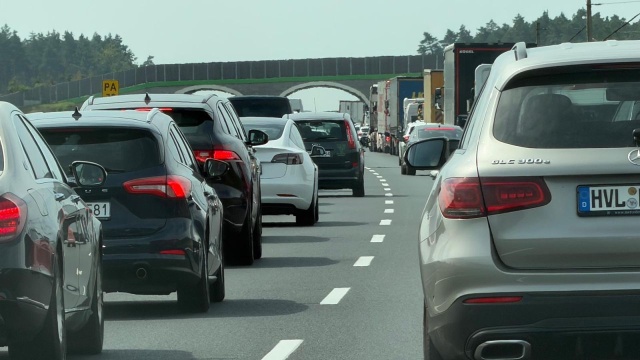 Kolizja na S3, tworzą się korki