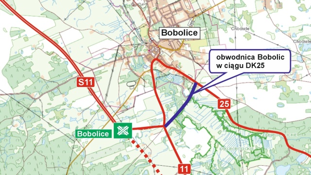 Wojewoda zachodniopomorski pozwolił na budowę obwodnicy Bobolic w ciągu DK25. Dzięki decyzji o zezwoleniu na realizację inwestycji drogowej (ZRID) Generalna Dyrekcja Dróg Krajowych i Autostrad w ciągu 30 dni przekaże wykonawcy plac budowy, będą mogły ruszyć prace w terenie - podała GDDKiA.