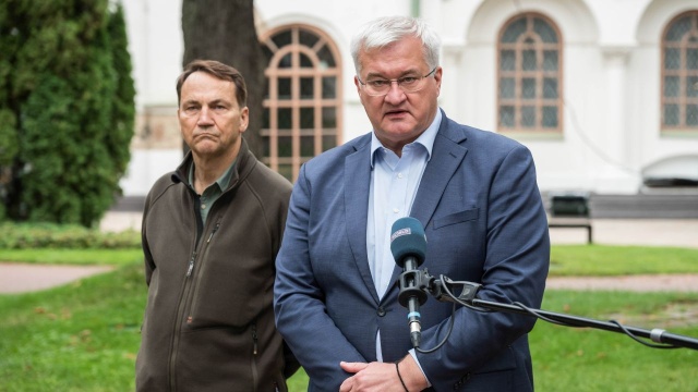 Rosyjska dominacja w regionie nie powróci - podkreślał Radosław Sikorski w Kijowie.
