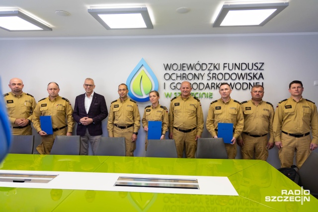 Zachodniopomorscy strażacy ze wsparciem na odnawialne źródła energii.