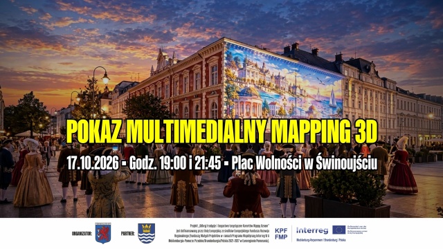 W Świnoujściu przeniosą się o 200 lat wstecz. Zabytkowa fasada Poczty pokryje się mappingiem 3D