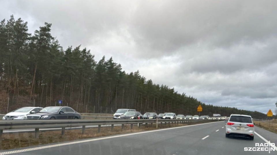 Korek na A6, utrudnienia na ekspresówkach