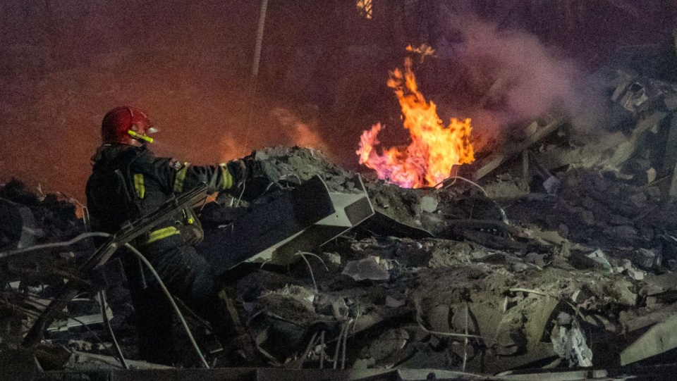 Rosyjski atak na obwód kijowski