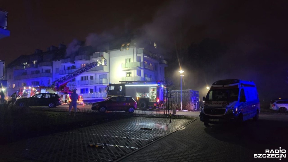 Pożar mieszkania w Świnoujściu [ZDJĘCIA]