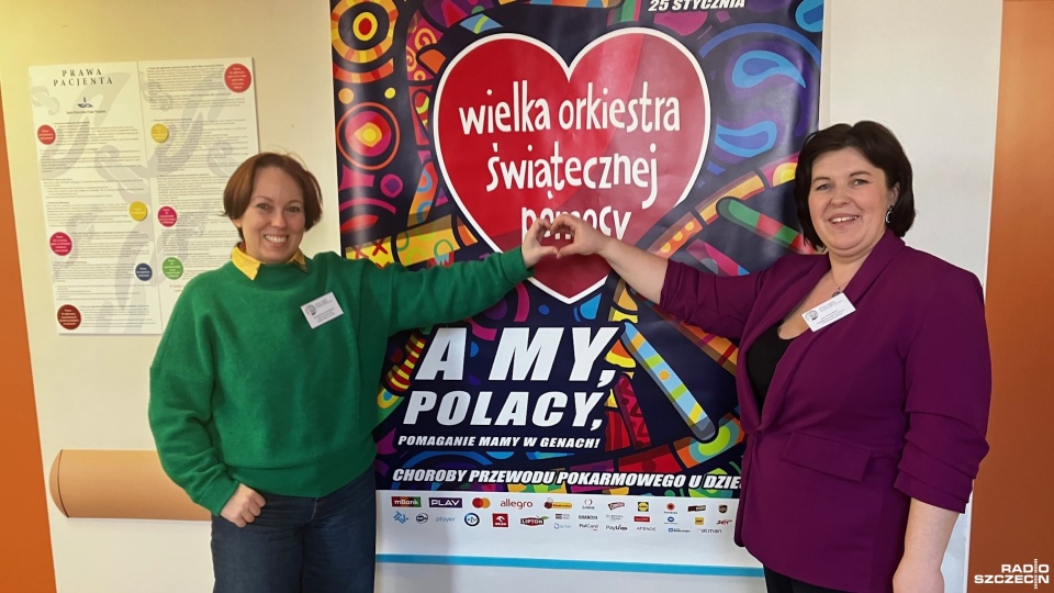 Szpital w Świnoujściu gra z WOŚP: nowością jest finałowe... przytulanie