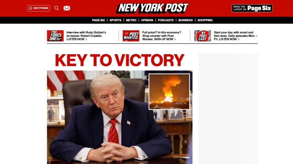 "Czekają nas ciekawe rozmowy" - powiedział dziennikowi "New York Post" Donald Trump. źródło: https://nypost.com/