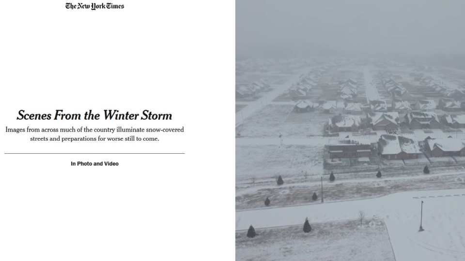 Jak podaje "New York Times", w Nowym Jorku znaleziono pięć zamarzniętych osób, a organy ścigania sprawdzają, czy przyczyną śmierci było wychłodzenie. źródło: https://www.nytimes.com/