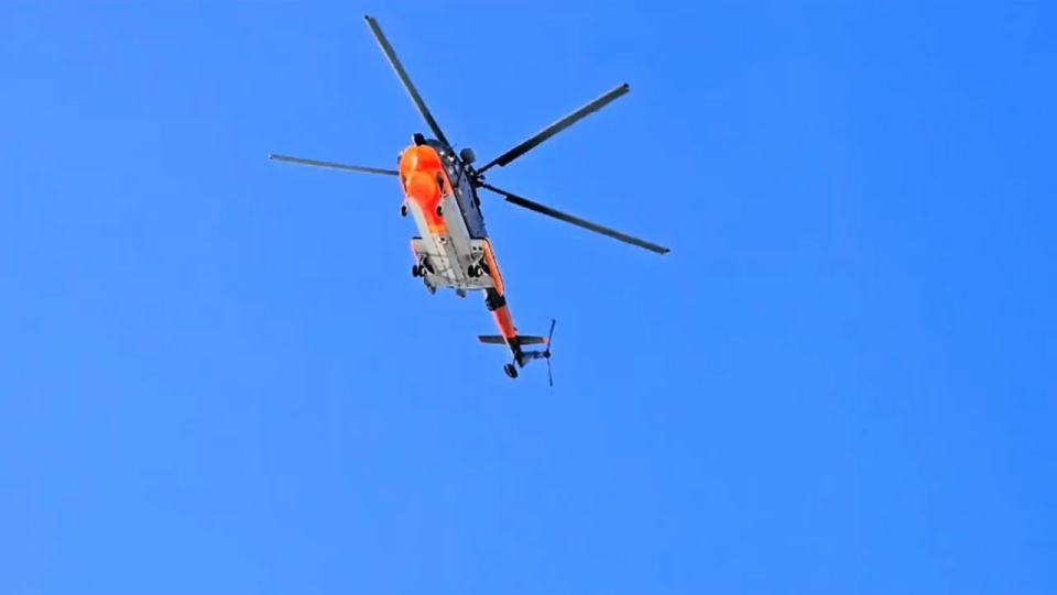 Śmigłowiec ratowniczy interweniował na Bałtyku [ZDJĘCIA]