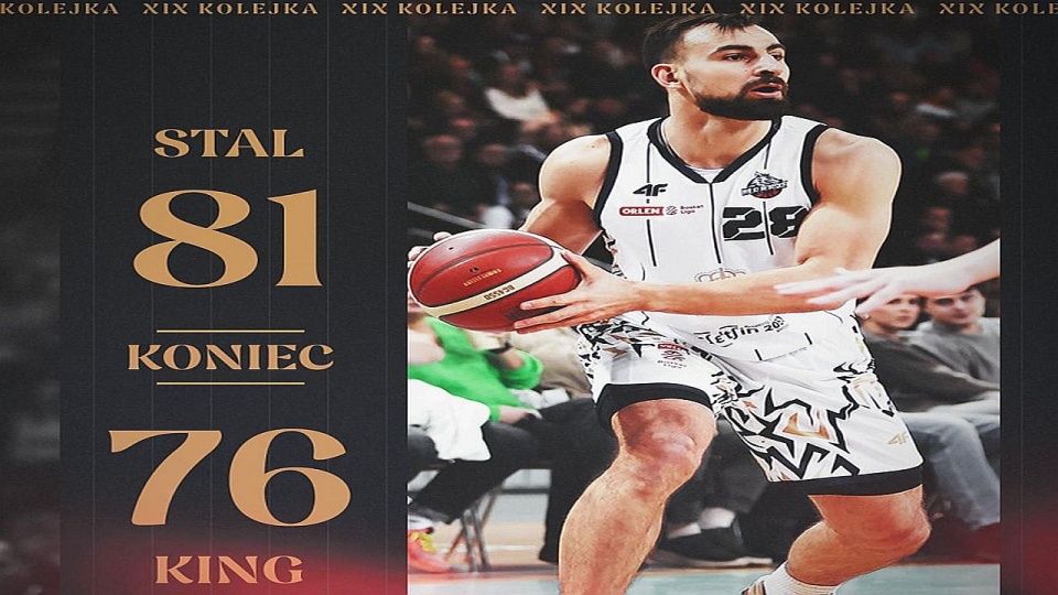 Porażka koszykarzy Kinga ze Stalą w OBL
