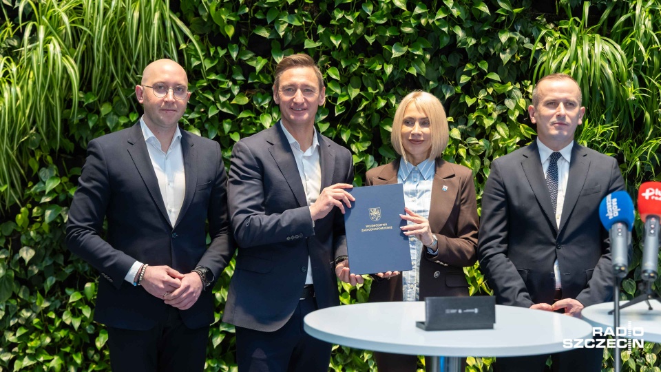 Olgierd Geblewicz, Marzena Podzińska. Fot. Robert Stachnik [Radio Szczecin]