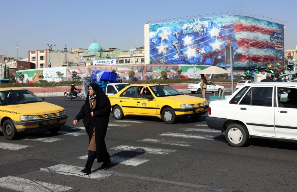 Teheran. Fot. PAP/EPA/ABEDIN TAHERKENAREH