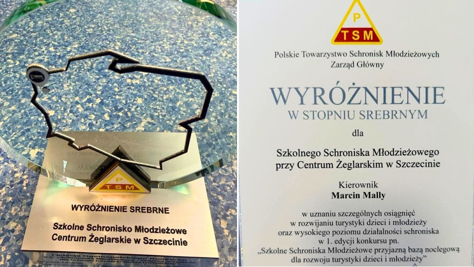 Srebrne wyróżnienie dla szczecińskiego schroniska młodzieżowego