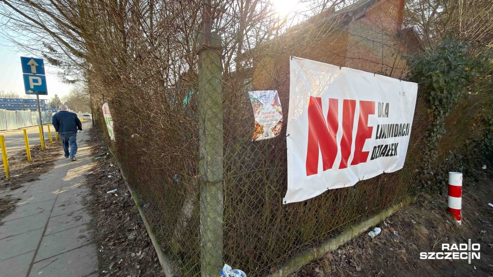 Szczecin. Walka o ogródki działkowe. Protest ws. zmian w "Planie Ogólnym Miasta" [ZDJĘCIA]