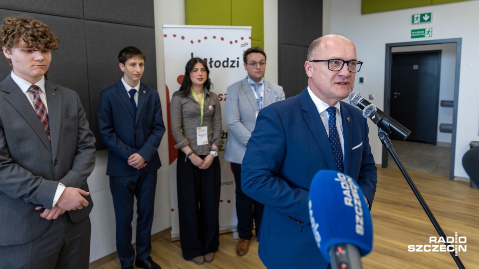 Piotr Krzystek, Wojciech Frąckiewicz. Fot. Robert Stachnik [Radio Szczecin]