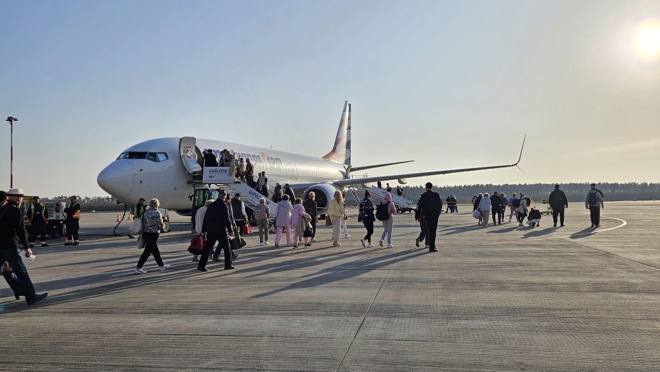 Loty z Goleniowa do Egiptu odbywają się bez zakłóceń