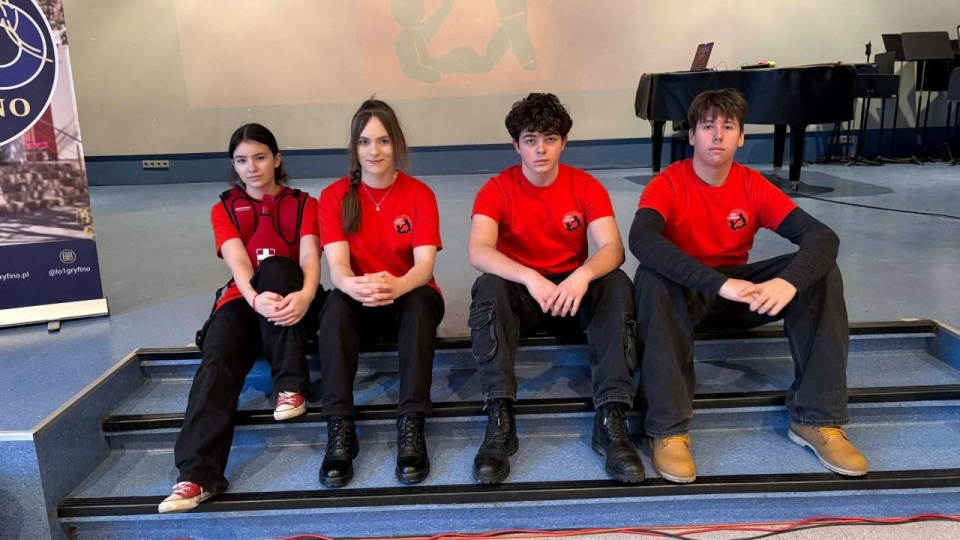 Od lewej: Julia, Zosia, Przemek, Marcel, pomysłodawcy i organizatorzy projektu "Akcja Pozoracja"