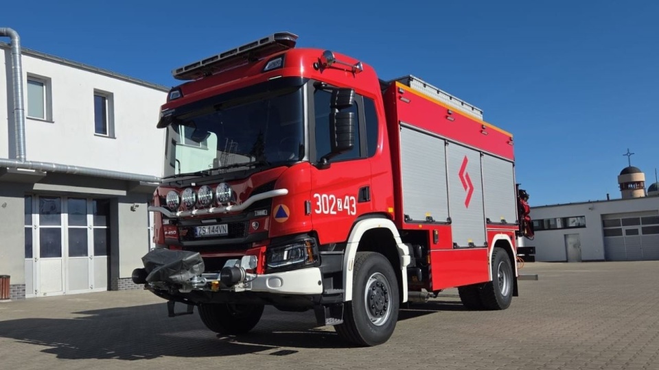 Straż pożarna w Szczecinie wzbogaciła się o nowy pojazd