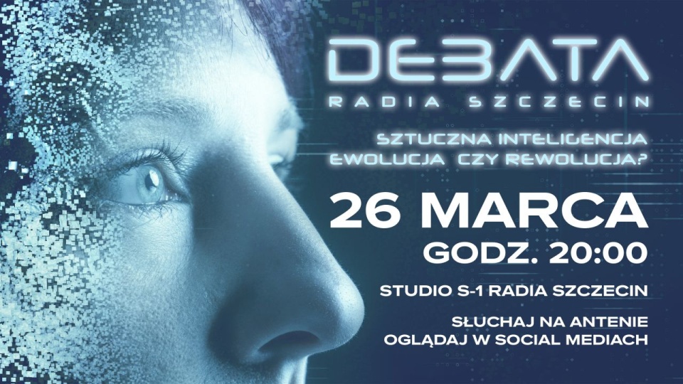 "Sztuczna inteligencja – rewolucja czy ewolucja?" Debata w Radiu Szczecin