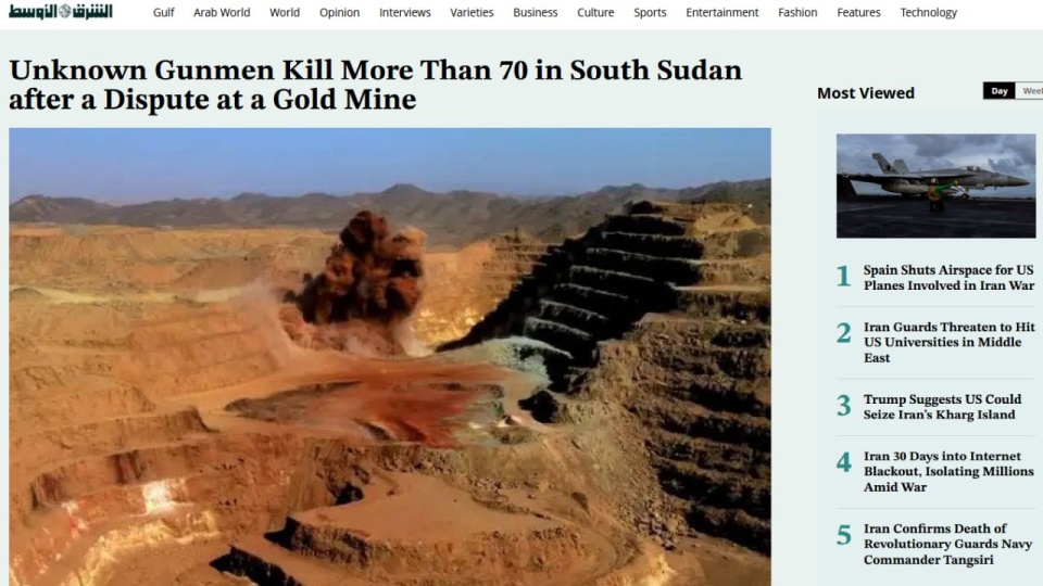 73 osoby zginęły w ataku na kopalnię złota