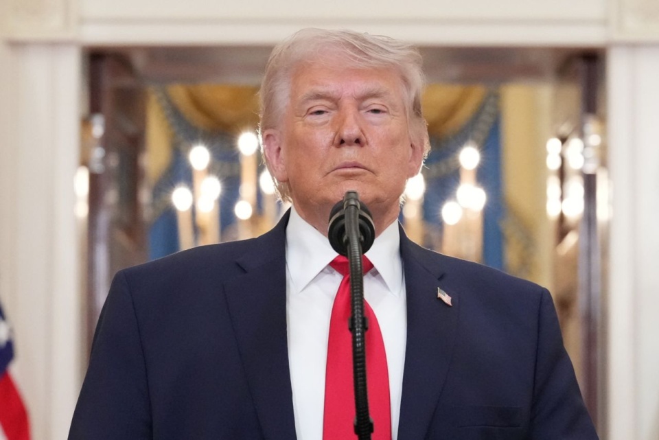 Prezydent USA Donald Trump. Fot. PAP/EPA/ALEX BRANDON / POOL