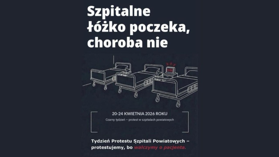 Akcja "Szpitalne łóżko poczeka, choroba nie". Materiały organizatora
