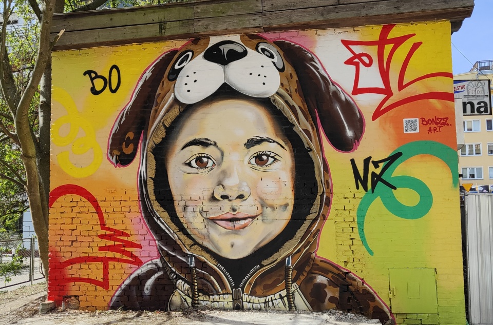 Kołobrzeskie "Psiecko" - nowy mural w centrum miasta