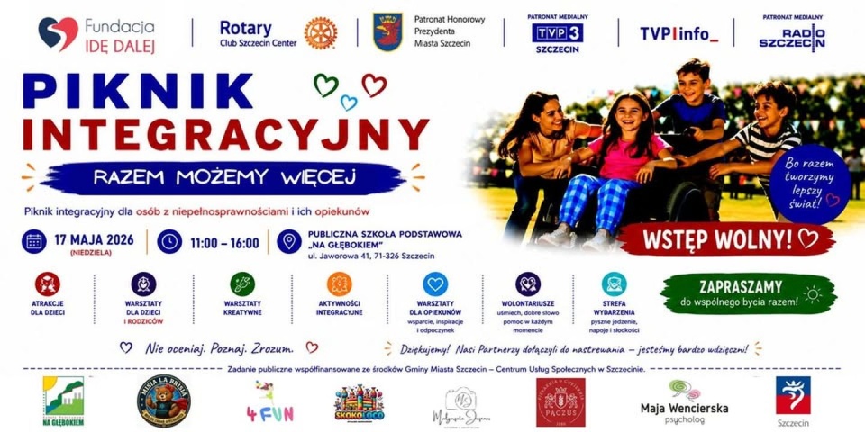 RSnW: Na Głębokiem odbędzie się piknik integracyjny Fundacji "Idę Dalej"