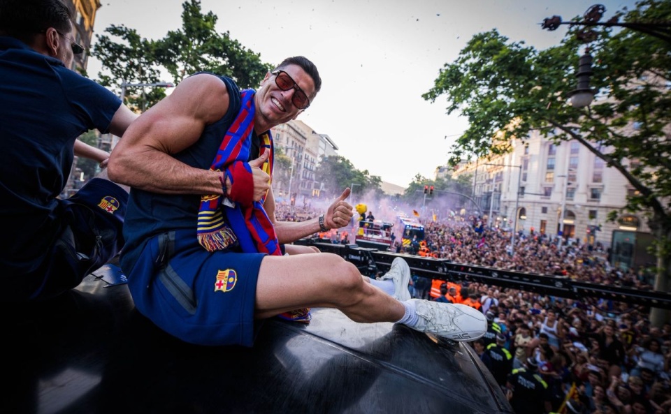 Lewandowski zapowiedział odejście z Barcy