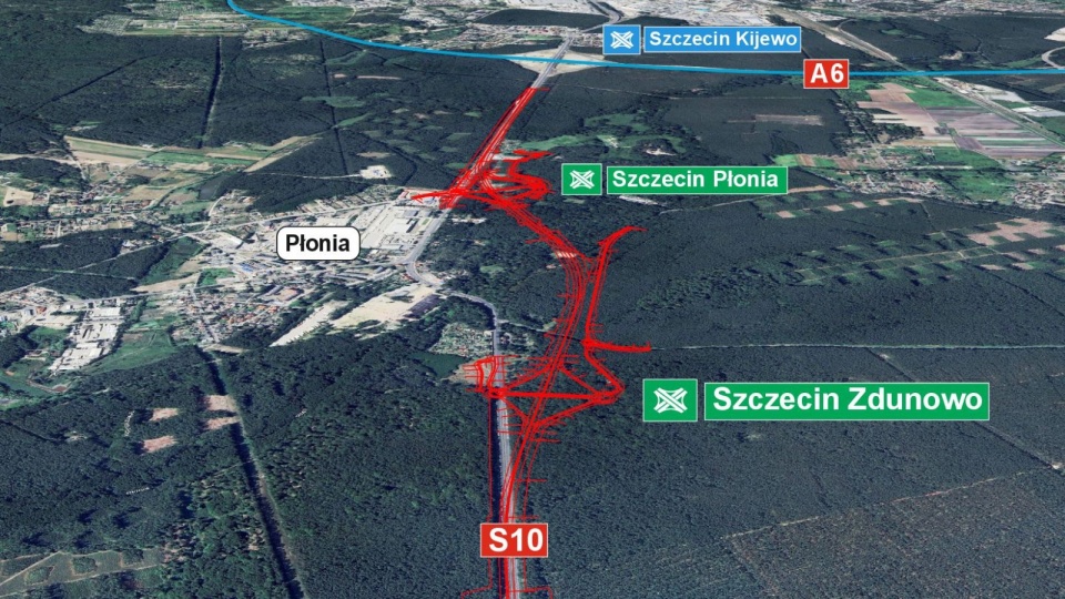 S10 Kijewo-Zdunowo. Mat. GDDKiA w Szczecinie