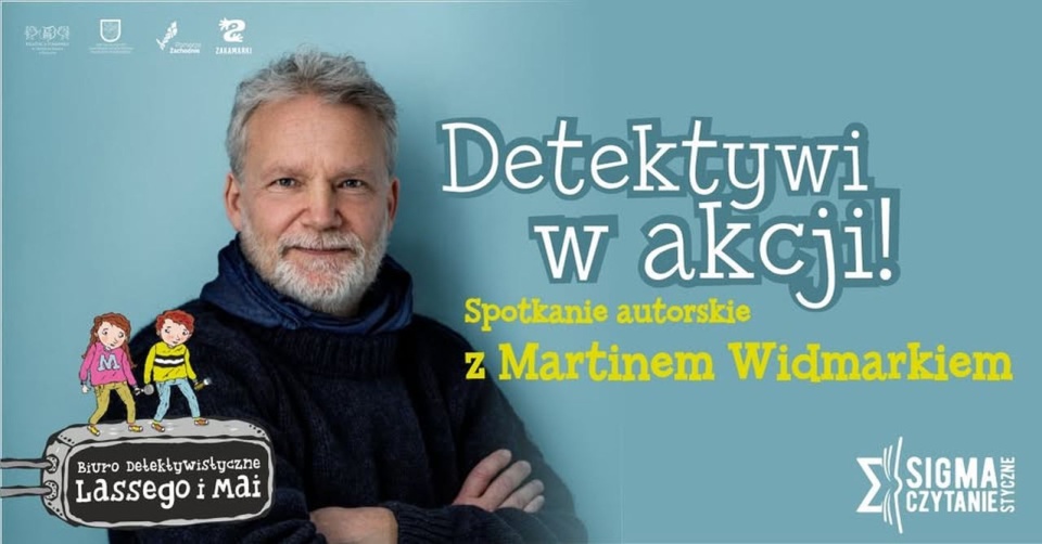 Detektywi w akcji... Spotkanie z Martinem Widmarkiem w Książnicy Pomorskiej